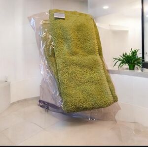 Hand Towels Green 100% Cotton By TRUE COLORS 3 Piece Set